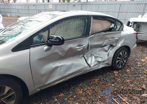 2014 Honda Civic Ex from USA, damaged, VIN 19XFB2F89EE200161